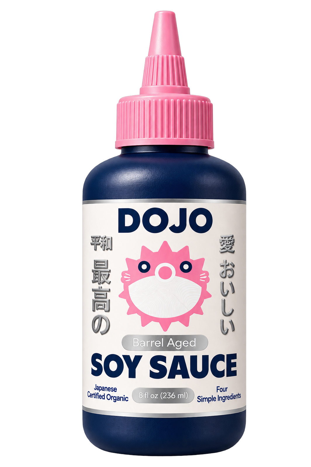 Dojo barrel aged soy sauce bottle