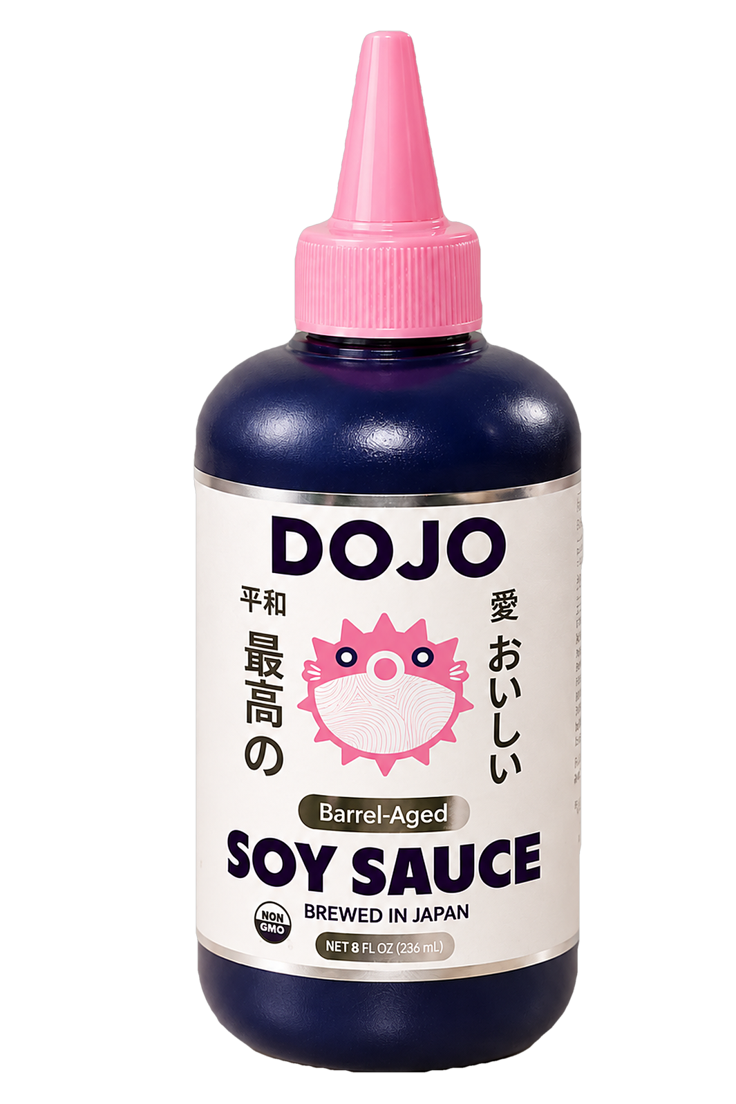 Dojo barrel aged soy sauce bottle